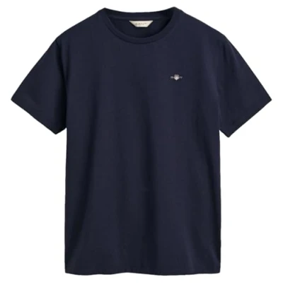 Image of GANT Shield Basic Tshirt for kids, Size: 9 10y, Evening blue