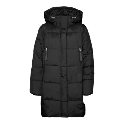 Image of VERO MODA Women&#039;s Vmnova Coat Boo Quilted, Black, XS