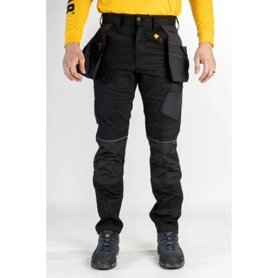 Image of Caterpillar CAT Workwear Mens Stretch Slim Cut Pocket Work Trousers