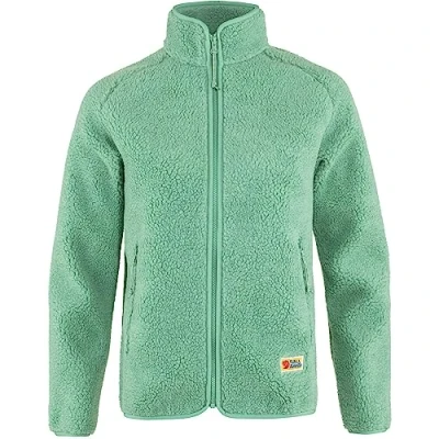 Image of Fjallraven 84789 676 Vardag Pile Fleece W/Vardag W Sweatshirt Women&#039;s Aloe Green Size L