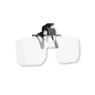 Image of Carson OD 12 Clip and Flip Hands Free 1.75x (+3.00) Magnifying Lenses, Grey