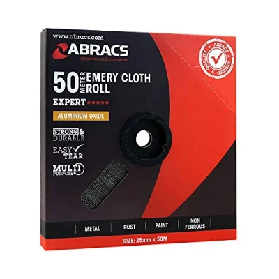 Image of Connect 32145 Abracs Emery Roll 25mm x 50m P150 1pc