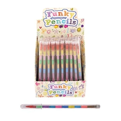 Image of 3 X Henbrandt 20 Crayons with 11 Swap Points Pencil Multi Colour Crayon Stationary sets Party bag fillers