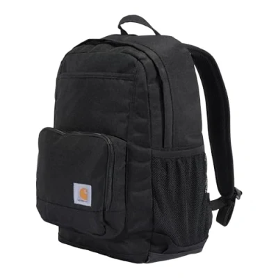Image of Carhartt, Durable Pack W/Laptop Sleeve and Duravax Abrasion Resistant Base, 23L Backpack (Black), One Size