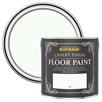 Image of Rust Oleum Off White Scratch Resistant Floor Paint in Matt Finish Still 2.5L