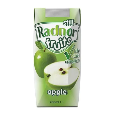 Image of Radnor Hills Fruits Apple Cartons, 24 x 200 ml