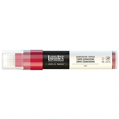 Image of Liquitex Professional Paint Marker with 8 15 mm Wide Nib Quinacridone Crimson