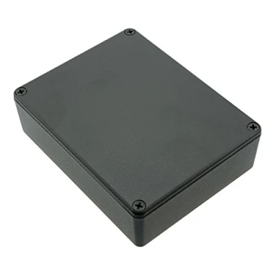 Image of Hammond Black Diecast Enclosure 119 x 94 34mm 1590BBBK Electronic Project Box