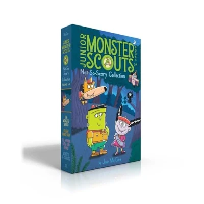 Image of Junior Monster Scouts Not So Scary Collection Books 1 4 (Boxed Set): The Squad; Crash! Bang! Boo!; It&#039;s Raining Bats and Frogs!; of Disguise