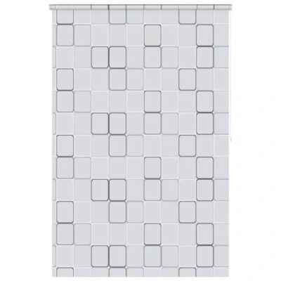 Image of vidaXL Shower Roller Blind Blackout Window Shade for Bedroom Door Water Resistant Curtain Bathroom Room Divider 140x240 cm Square