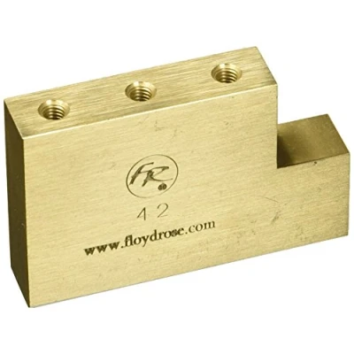 Image of FLOYD ROSE BRASS FAT TREMOLO L BLOCK 42MM, FROFTBL42
