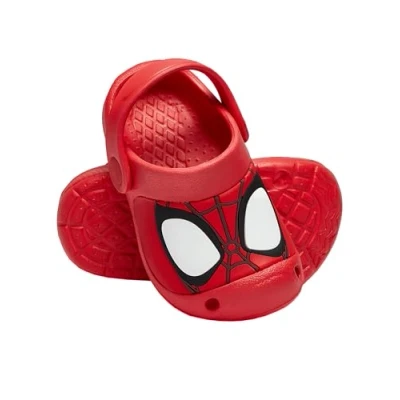 Image of Marvel Spiderman Shoes Spidey Boys Clogs Boys’ &amp; Mules Summer Sandals Red 6