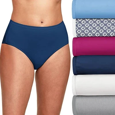 Image of Hanes Womens Ultimate Breathable Cotton Brief 6 Pack, 8