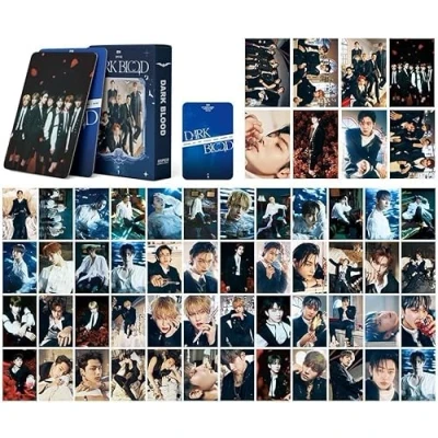 Image of 55PCS Kpop ENHYPEN Photocard Dark Blood Lomo Cards New Album Mini Poster for Fans