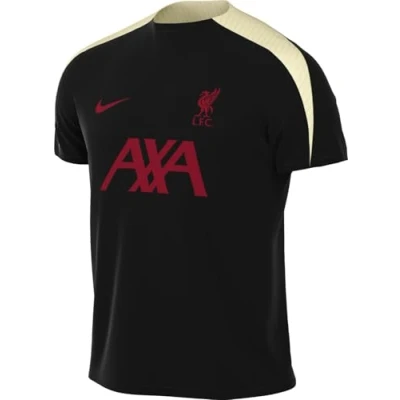 Image of Nike Performance LFC TOP Club wear, Men&#039;s, Size: Large, Black/coconut milk/gym red