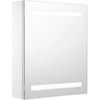 Image of vidaXL LED Bathroom Mirror Cabinet 50x13.5x60 cm