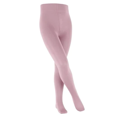 Image of FALKE Unisex Kids Cotton Touch K TI Opaque Plain 1 Pair Tights, Pink (Thulit 8663) new eco friendly, 6 8.5