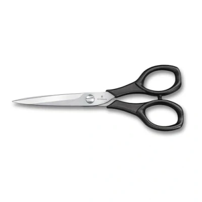 Image of Victorinox Household Scissors “Italy, Craft Scissors, Paper Sharp Blade, 16 cm, Sturdy Plastic Handle, Stainless Steel, Black