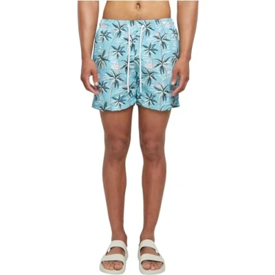 Image of Urban Classics Pattern Swimming shorts, Men&#039;s, Size: 5XL, Tropical bird aop