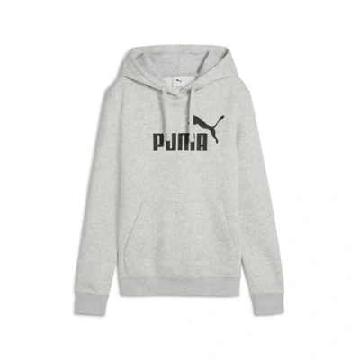 Image of PUMA ESS No. 1 Logo Hoodie FL Light Gray Heather