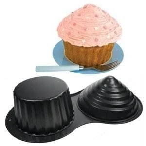 Image of Eddingtons Giant Non Stick Cupcake Baking Pan Mould Make One Big Cupcake!