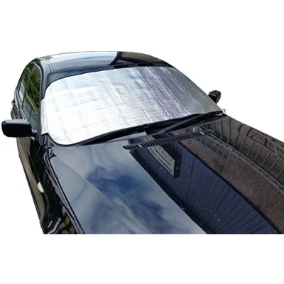 Image of Xtremeauto® ALUMINUM WINDSCREEN FROST ICE SNOW PROTECTOR COVER CAR (LARGE)
