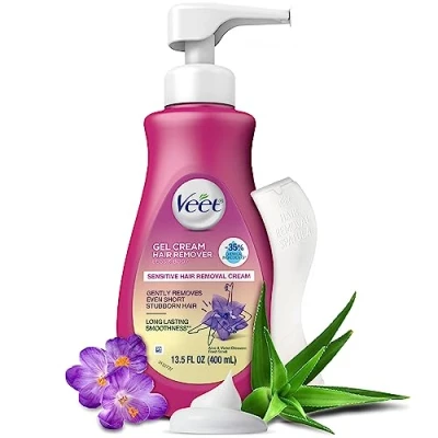 Image of Veet Gel Cream Hair Remover 13.5oz Pump (Sensitive)