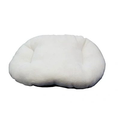 Image of KetoPlastics NEW!!! CREAM FLEECE MEDIUM DOG/CAT BED CUSHION TO PUT IN BOTTOM OF BASKET