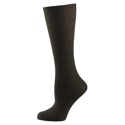 Image of Nur Die Women&#039;s Knee Cotton Sensation Socks, 60 denier, Black (Black 94), One Size Plus