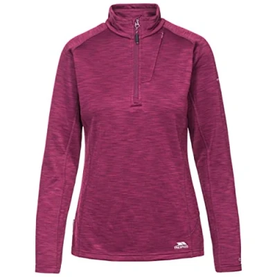 Image of Trespass Women&#039;s FAIRFORD Warm Fleece 200gsm, grape wine marl, S