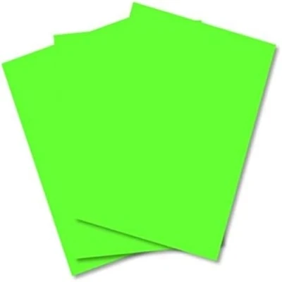Image of House of Card &amp; Paper A4 80 GSM Coloured Lime Green (Pack 50 Sheets) HCP57