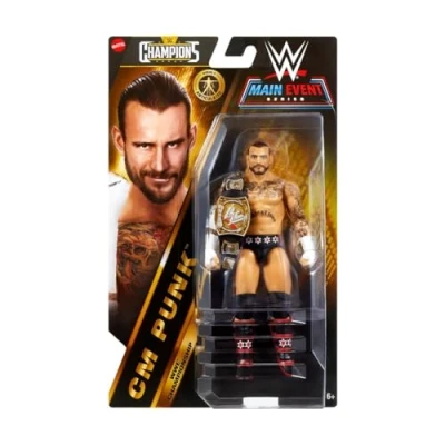 Image of WWE Champions 2025 Wave 4 CM Punk Main Event Action Figure