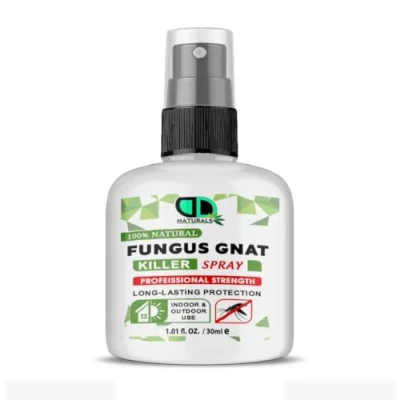 Image of 100% Natural Fungus Gnat Killer Spray, Garden &amp; House Plant Bug Killer, Organic Effective, Fast Acting Insect Control, Ideal for Flowers, Fruits, Vegetables Shrubs, Indoor Outdoor Use (30ml Spray)