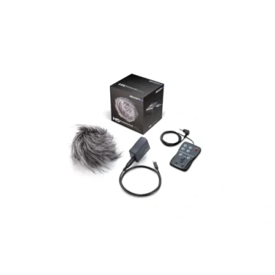 Image of Zoom APH 5 (UK Version) accessory pack for H5 Handy Recorder, hairy windscreen, power supply, remote control