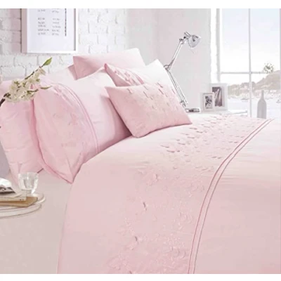 Image of Rapport Home Papillon Butterfly Super King Duvet Cover Set,Pink