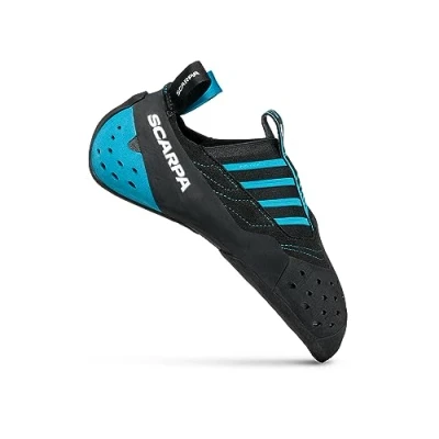 Image of Scarpa Unisex Instinct S Climbing Shoes, Black/White, 7 UK