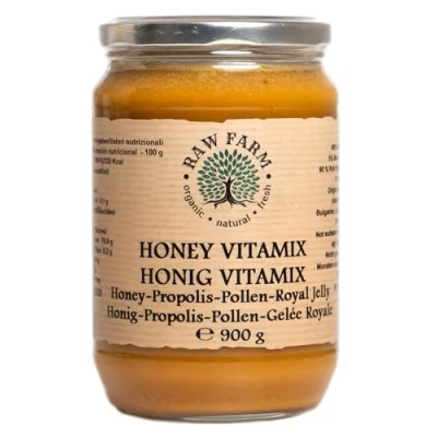 Image of 900 g Honey VitaMix, Propolis, Pollen, Royal Jelly, Beeswax, Immune Booster Raw Farm