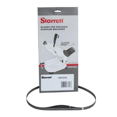 Image of Starrett Univerz Portable Cordless Bandsaw Blades 733 x 13 0.35mm 14tpi Pack of 3