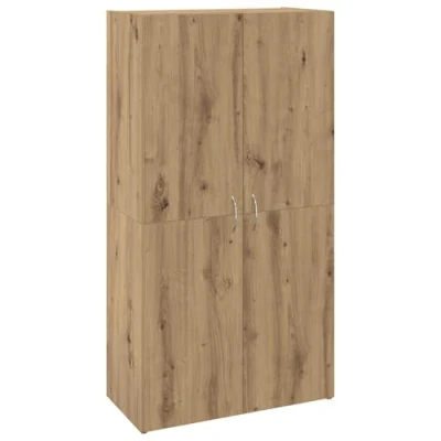 Image of vidaXL Office Cabinet Artisan oak 60 x 32 115 cm Engineered wood