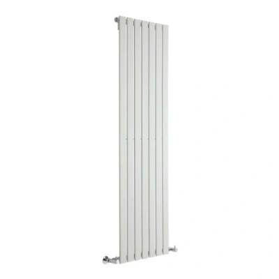 Image of Milano Alpha White Vertical Single Flat Panel Radiator 1600mm x 490mm