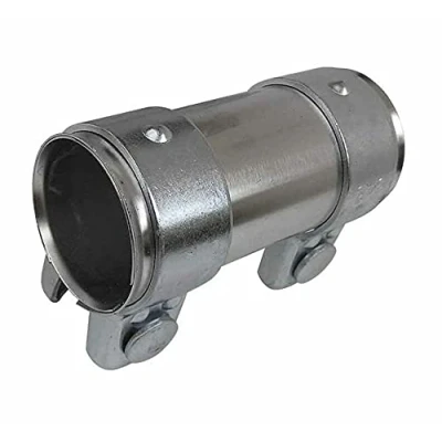 Image of Exhaust Pipe Connector 56mm to 60.5mm x 90mm Tube Clamp Sleeve Adaptor 60mm.