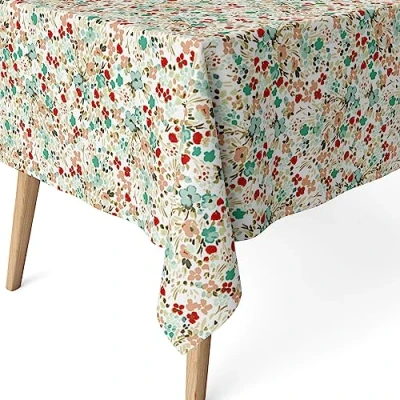 Image of Martina Home Olena Red Resin Tablecloth 100 x 140 cm