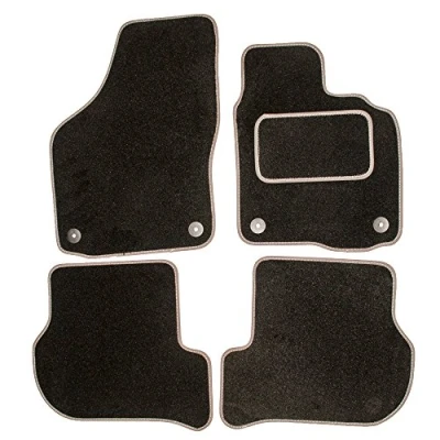 Image of Sakura SS4679GY Carpet Floor Mat, Grey Trim