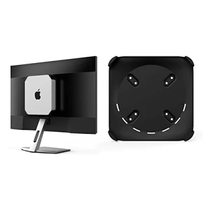Image of HumanCentric Mount Compatible with Mac Mini, Custom Mini Mount. Wall Mount, Rack Under Desk Behind Monitor VESA