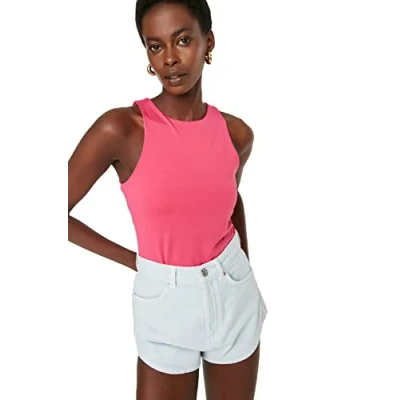 Image of Trendyol Woman Straight Thin Knit Bodysuits