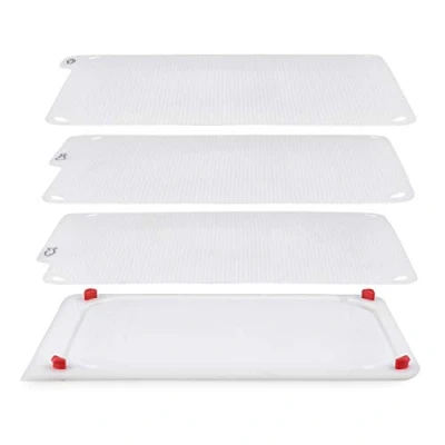 Image of Zyliss 4 in 1 Chopping Board &amp; Mat Set