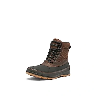 Image of Sorel Ankeny II BOOT WP Laceup ankle boots, Men&#039;s, Size: 9.5, Tobacco/black Leather and textile