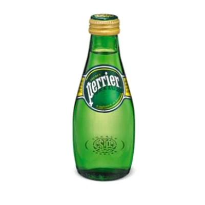 Image of Perrier sparkling mineral water glass bottle 24x20cl