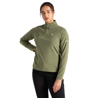 Image of Dare 2b Women&#039;s Freeform II Lightweight Fleece Olivine Green, Size: 10