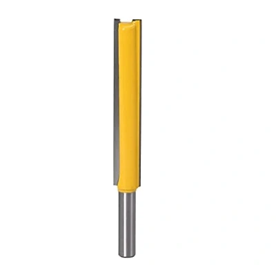 Image of ExcInter 8mm Shank Long Straight Cutter Bit Woodworking 8 * 1/2 76 Flush Trim Router Bits 1Pc Wood Cutting Tool